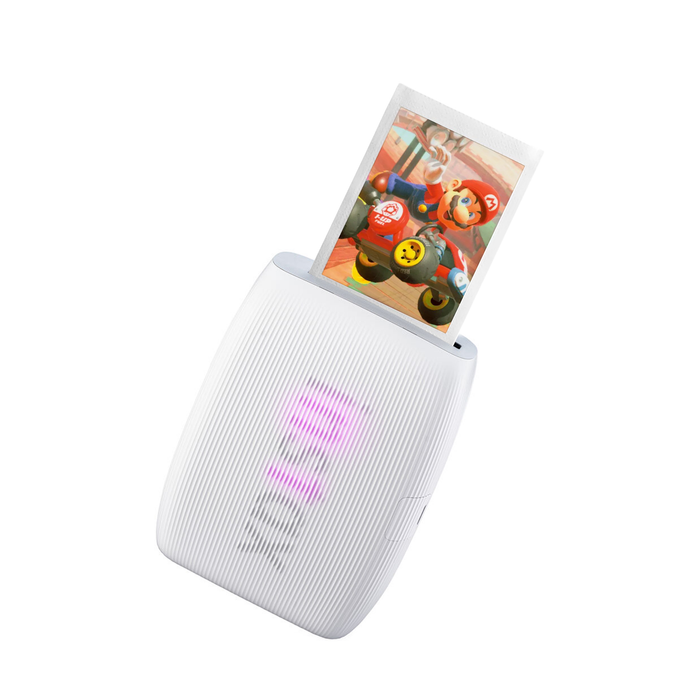 Fujifilm Instax Mini Link 3 Smartphone Printer and "? Block" Design Silicone Case Bundle