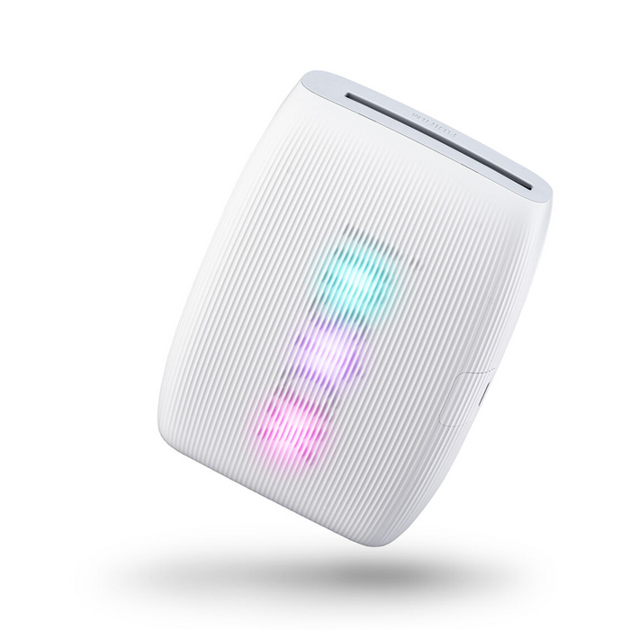 Fujifilm Instax Mini Link 3 Smartphone Printer and "? Block" Design Silicone Case Bundle