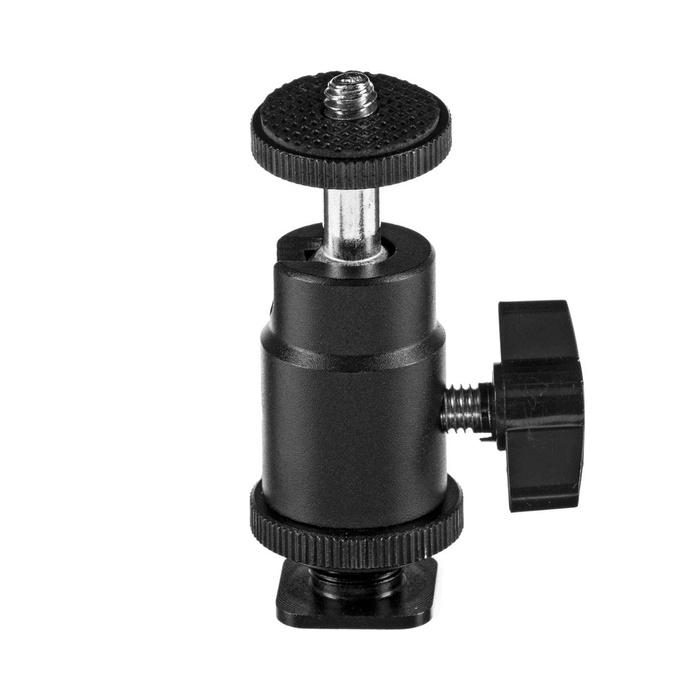 Dot Line Mini Ball Head with Lock on Hot Shoe