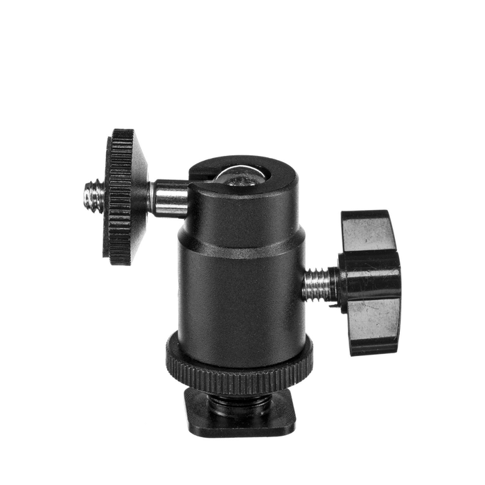 Dot Line Mini Ball Head with Lock on Hot Shoe