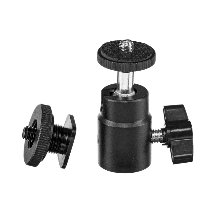 Dot Line Mini Ball Head with Lock on Hot Shoe