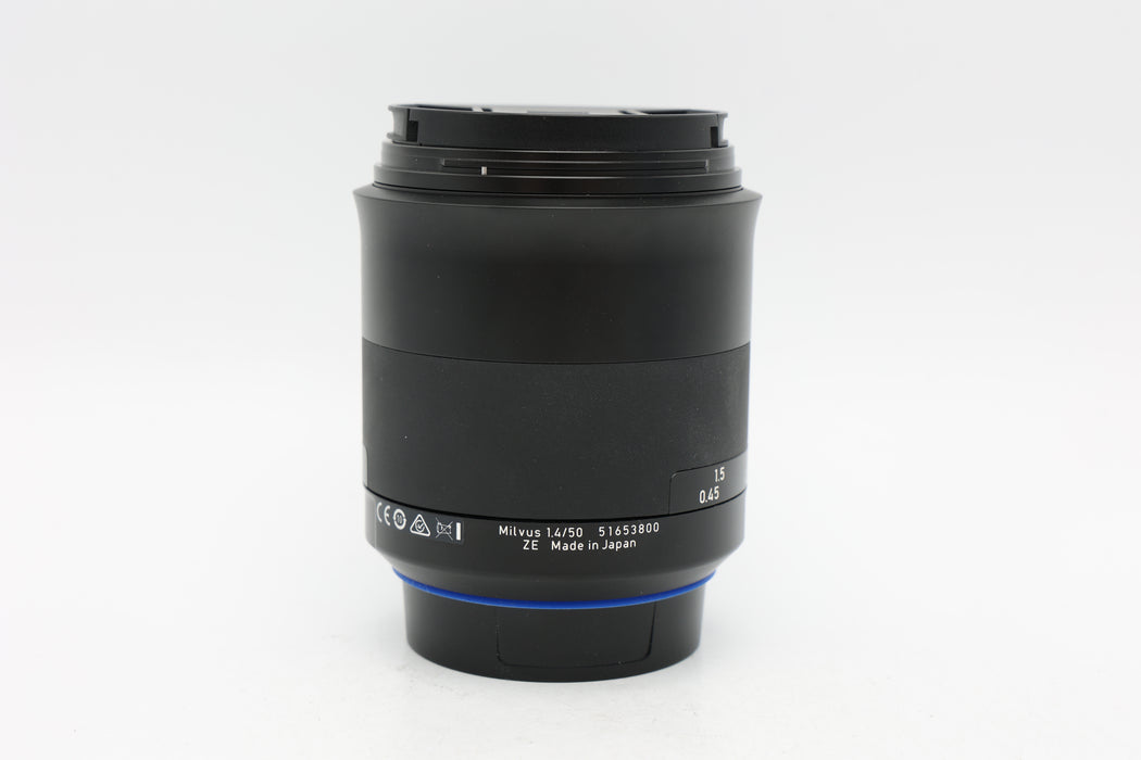 Used Zeiss Milvus 50mm f1.4 ZE (VG)