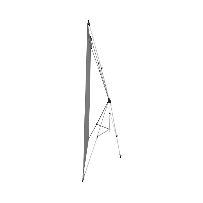 Westcott X-Drop Wrinkle-Resistant Backdrop Kit, 5' x 7' - Neutral Gray