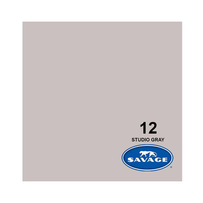 Savage #12 Studio Gray Seamless Background Paper 53" x 36'