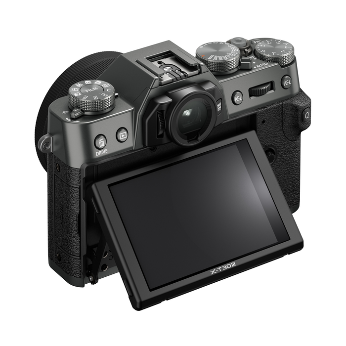 Fujifilm X-T30 III Mirrorless Camera with XC 13-33mm f/3.5-6.3 OIS Lens - Charcoal Silver