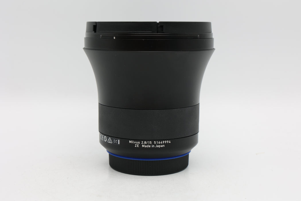 Used Zeiss Milvus 15mm f2.8 EF (VG)