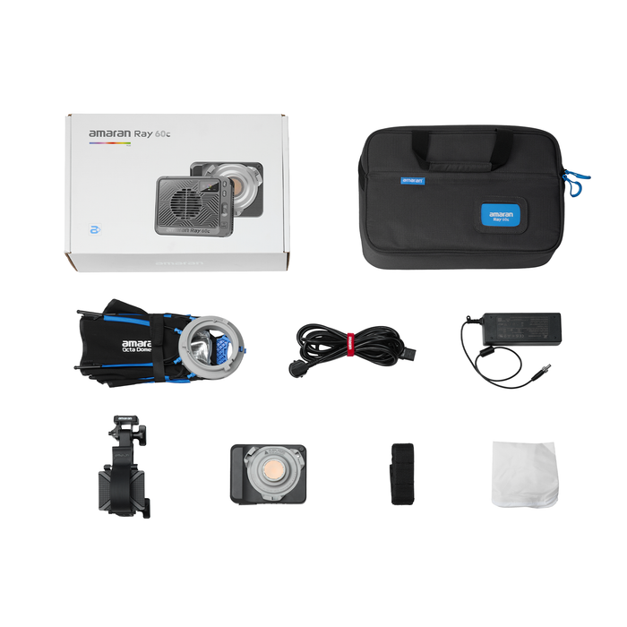 Amaran Ray 60c Compact RGB LED Light All-in-One Creator Kit