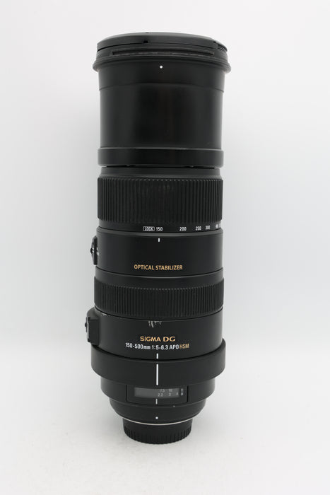 Used Sigma 150-500mm f5-6.3 DG HSM APO Nikon (Fair)