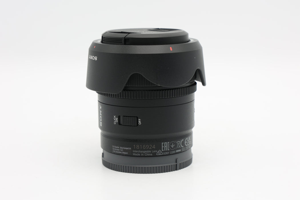Used Sony E 15mm F1.4 G (EX)
