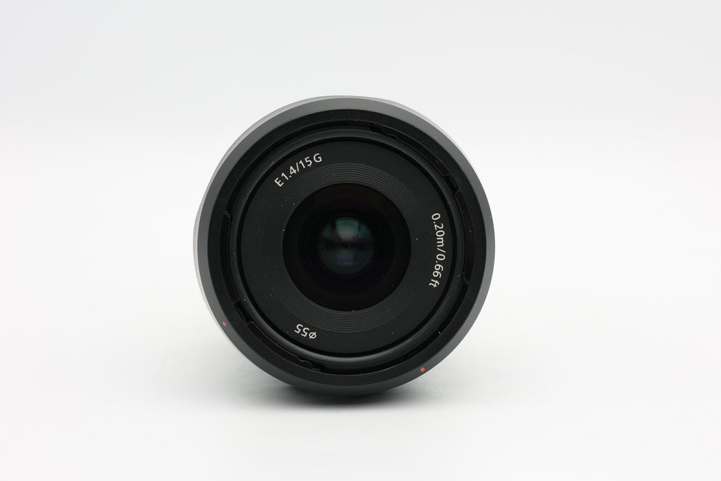 Used Sony E 15mm F1.4 G (EX)