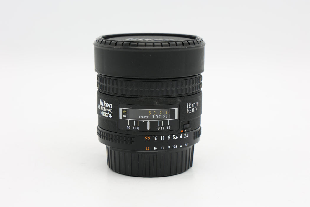 Used Nikon 16mm F2.8D Fisheye (VG)