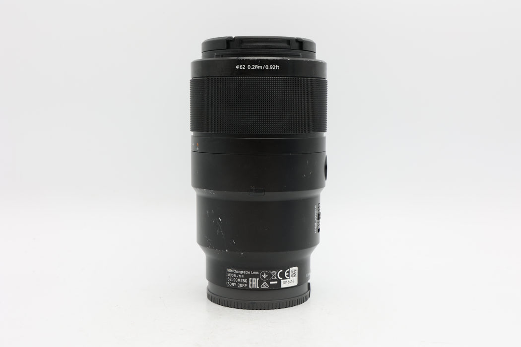 Used Sony FE 90mm f2.8 G Macro (F)