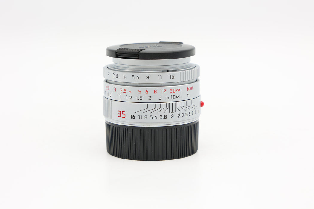 Used Leica M 35mm F2 ASPH Silver (VG)