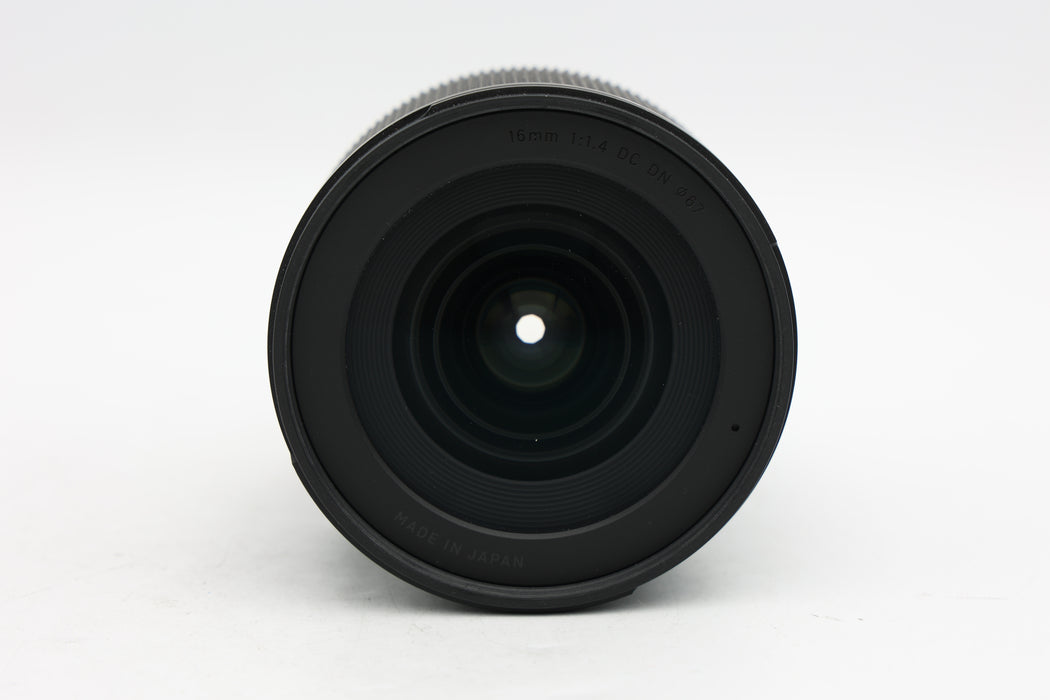 Used Sigma 16mm f1.4 DC Sony (EX)