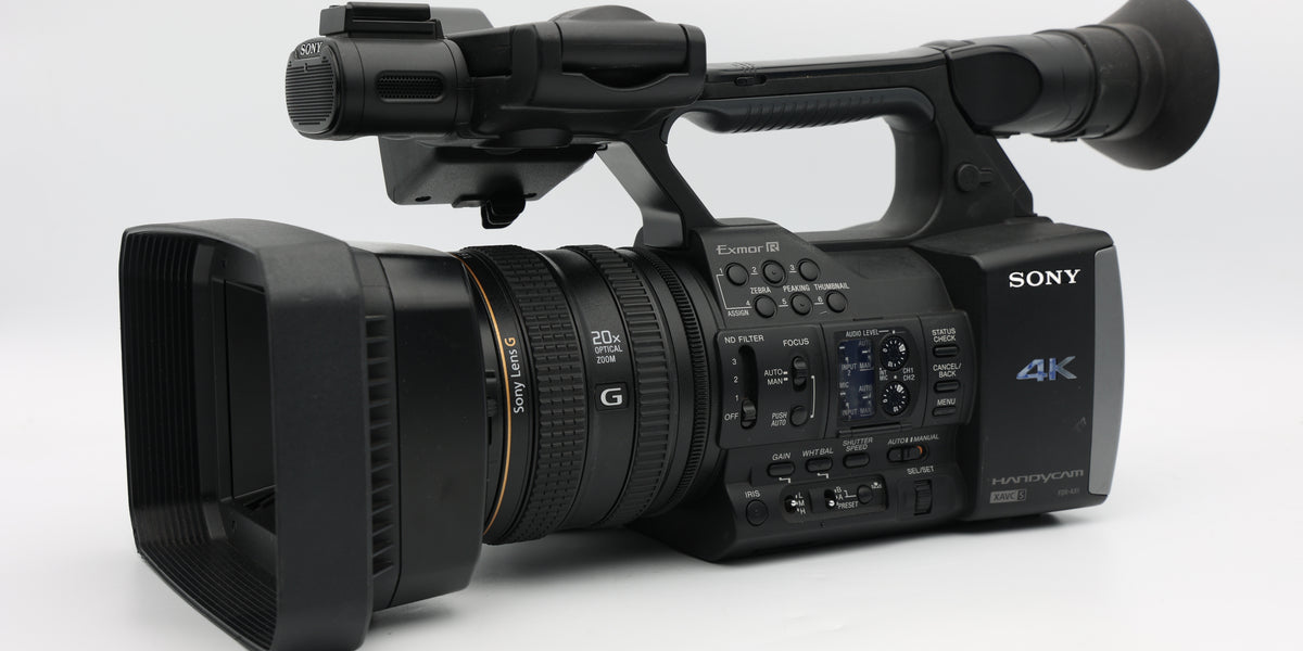 【メンテ済】SONY FDR-AX1 4K ビデオカメラ Gレンズ XDCAM Used Sony FDR-AX1 (G) — Glazer's Camera