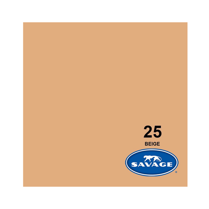 Savage #25 Beige Seamless Background Paper 107" x 36' - In Store Pick Up Only