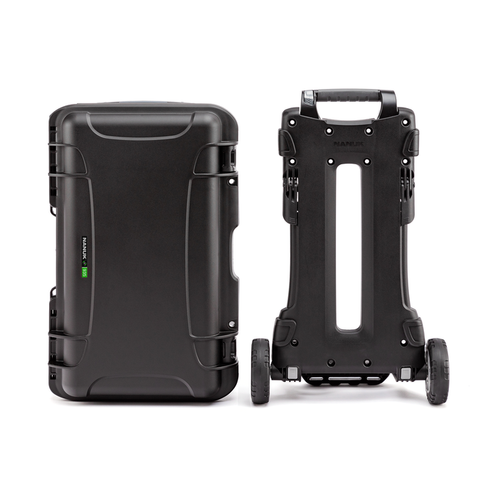 Nanuk 935 Heavy Duty Wheeled Protective Case with Padded Dividers & Lid Foam - Black
