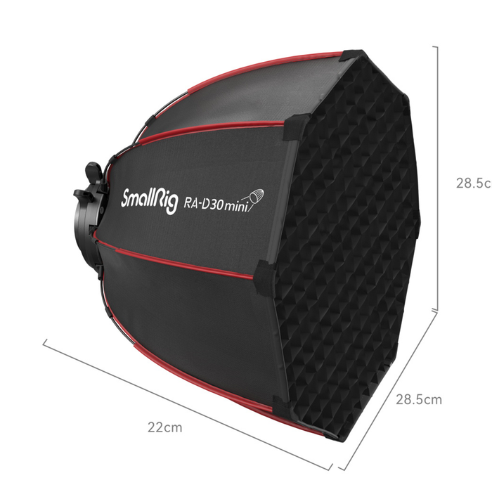 SmallRig RA-D30 Mini Parabolic Softbox for RC60/100 COB LED Video Light 4358
