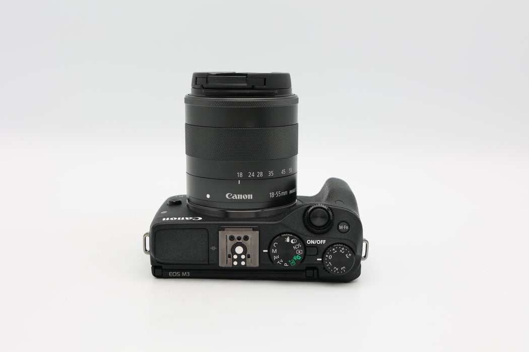 Used Canon EOS M3 W/22mm 2.8 (VG)