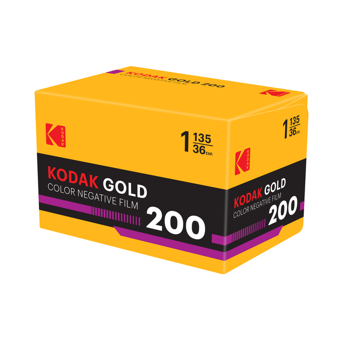 Kodak Eastman Professional GOLD 200 Color Negative - 35mm Film, 36 Exposures, Single Roll