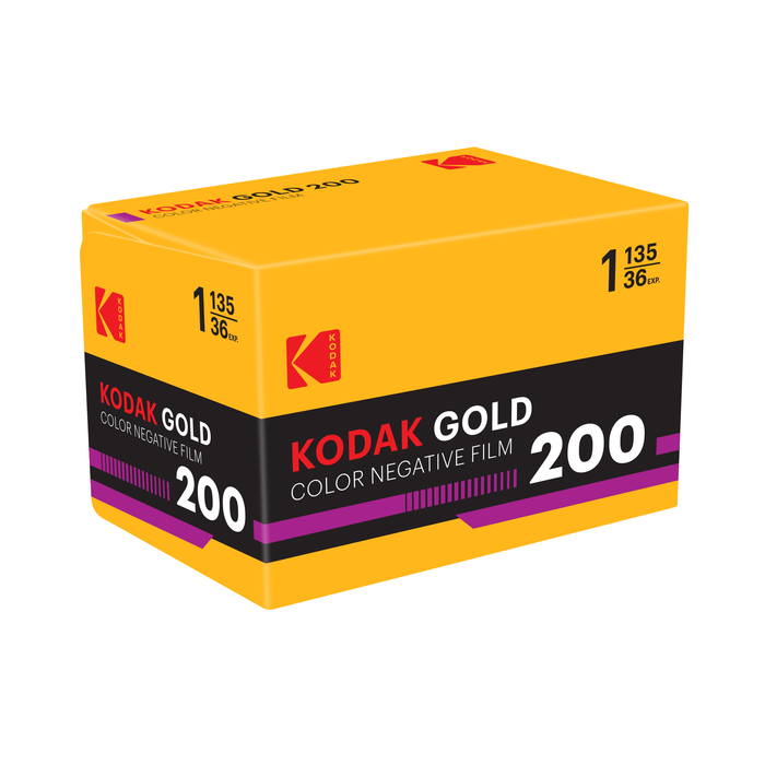 Kodak Eastman Professional GOLD 200 Color Negative - 35mm Film, 36 Exposures, Single Roll