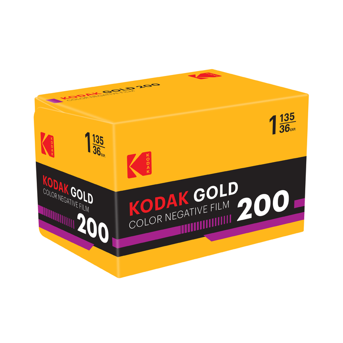 Kodak Eastman Gold 200 Color Negative - 35mm Film, 36 Exposures, Single Roll