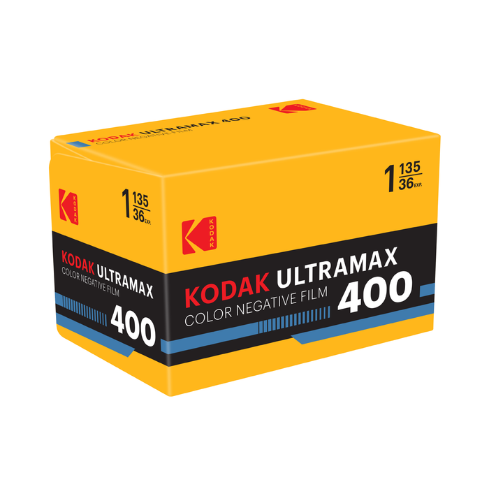 Kodak Eastman UltraMax 400 Color Negative - 35mm Film, 36 Exposures, Single Roll
