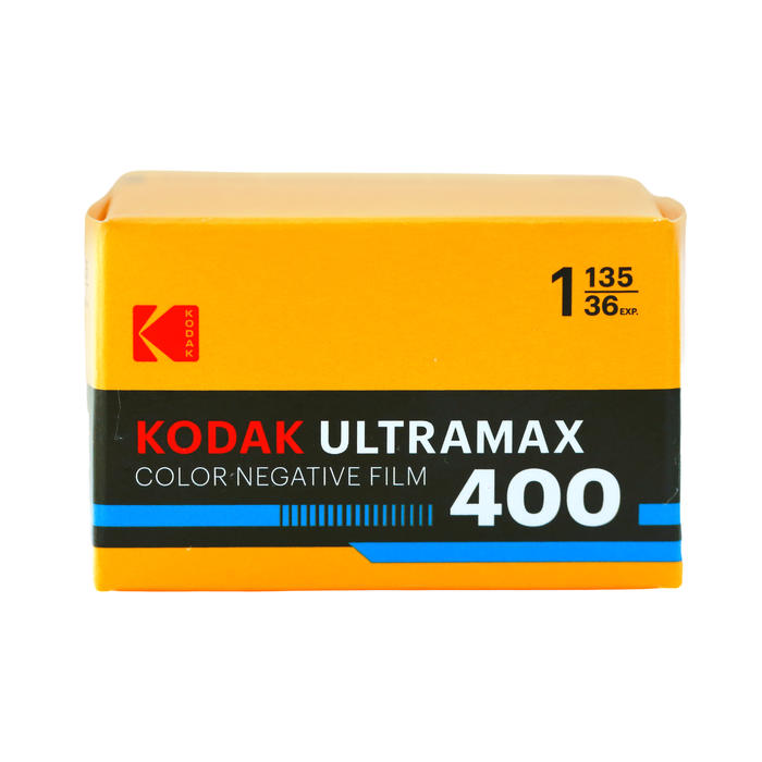 Kodak Eastman UltraMax 400 Color Negative - 35mm Film, 36 Exposures, Single Roll