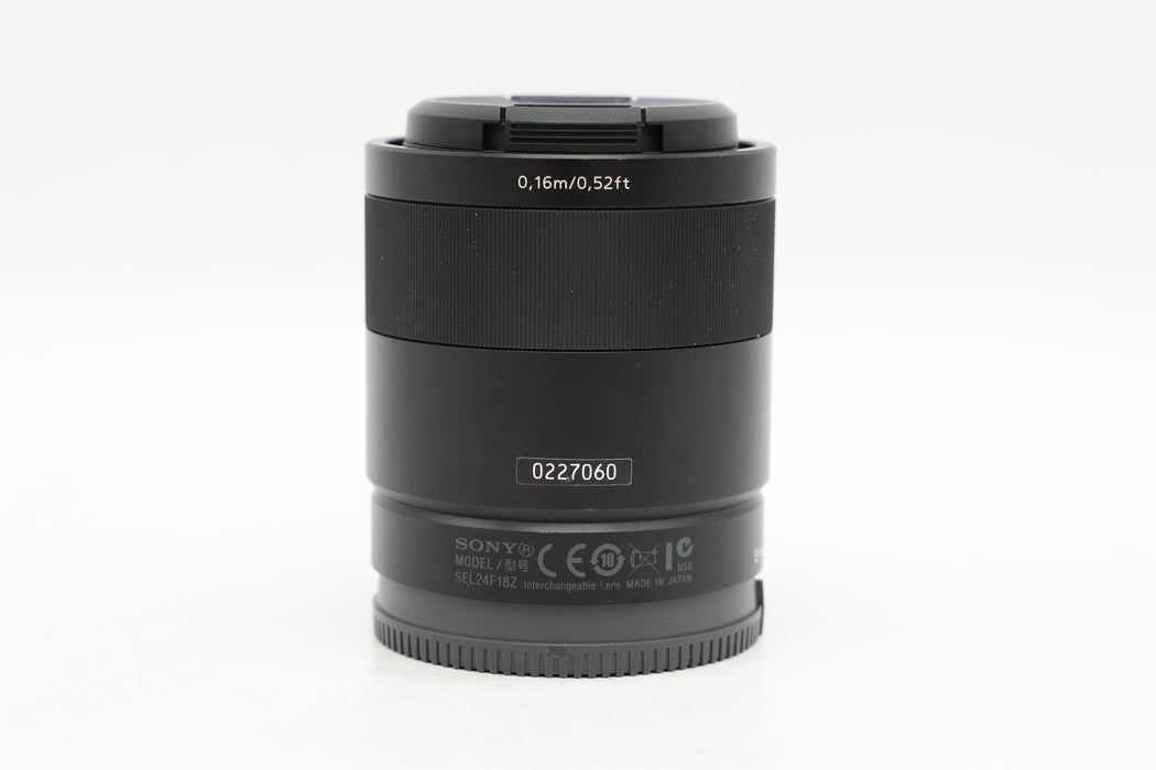 Used Sony E 24mm f1.8 ZA (EX)