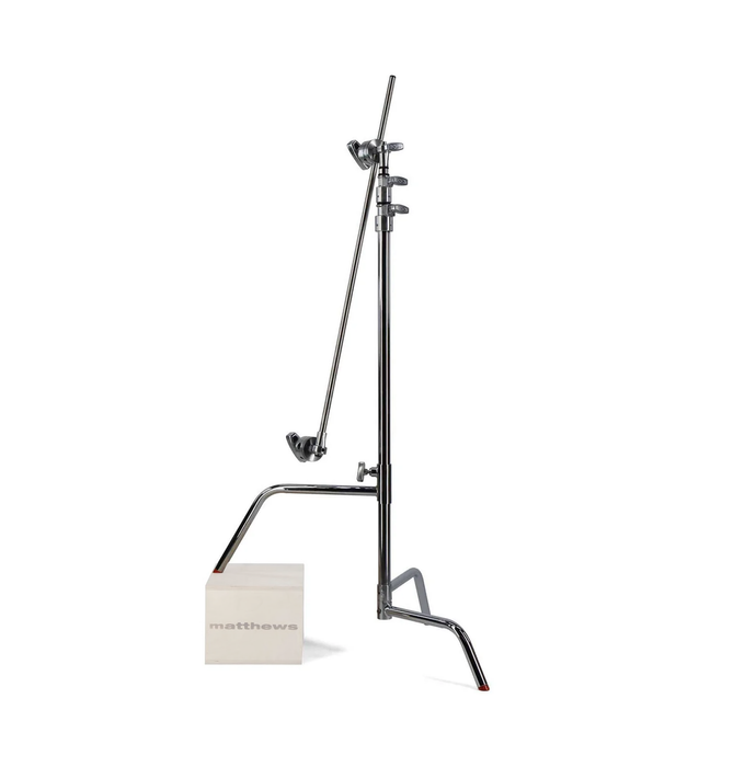 Matthews 40" C-Stand with Sliding Leg, Grip Head & Arm Chrome