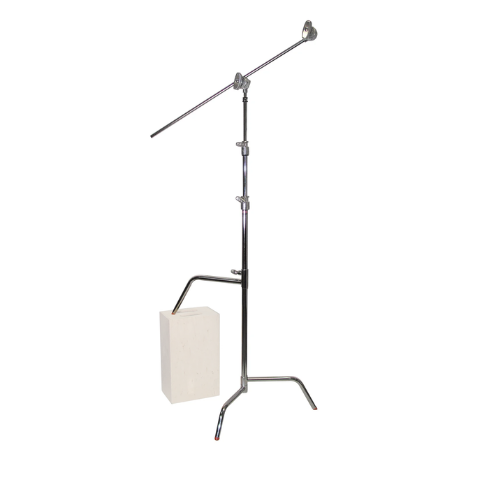 Matthews 40" C-Stand with Sliding Leg, Grip Head & Arm Chrome