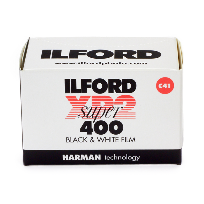 Ilford XP2 Super 400 Black & White Negative - 35mm Film, 24 Exposures, Single Roll