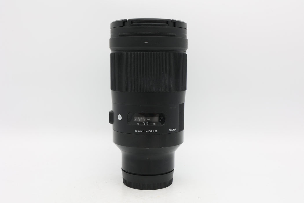 Used Sigma 40mm f1.4 DG Sony (Good)