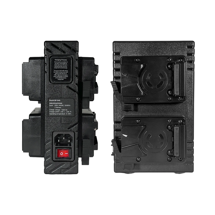 Core SWX X4S Compact Upright Travel Quad Charger - V-Mount