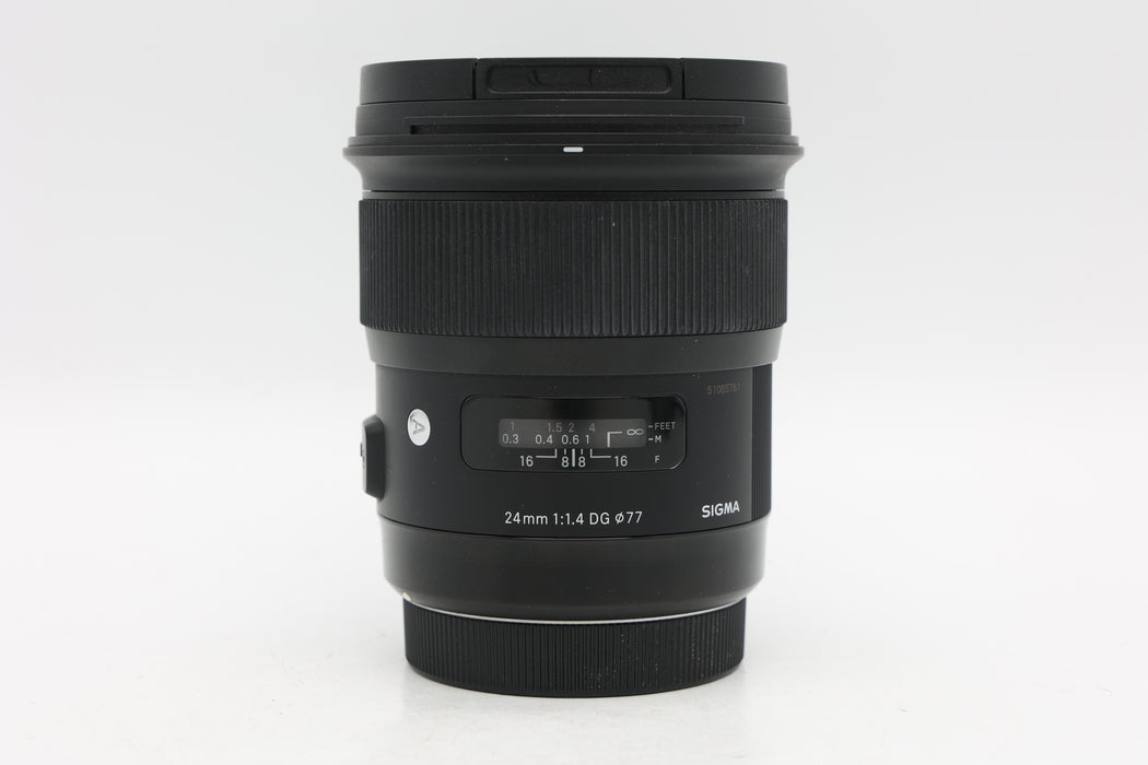 Used Sigma 24mm f1.4 Art Canon (VG)