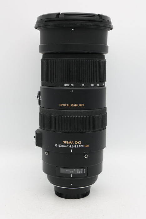 Used Sigma 50-500mm f4.5-6.3 Nikon (Good) No Tripod Collar