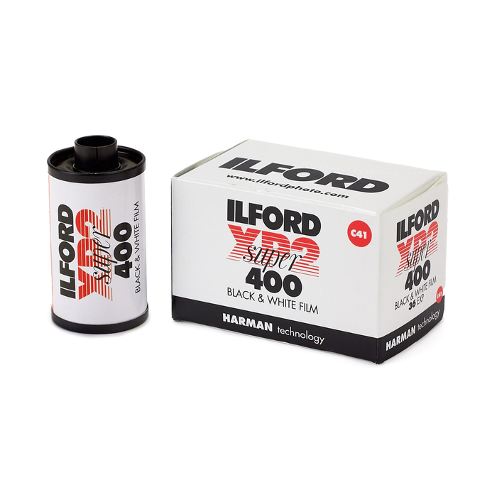 Ilford XP2 Super 400 Black & White Negative - 35mm Film, 36 Exposures, Single Roll