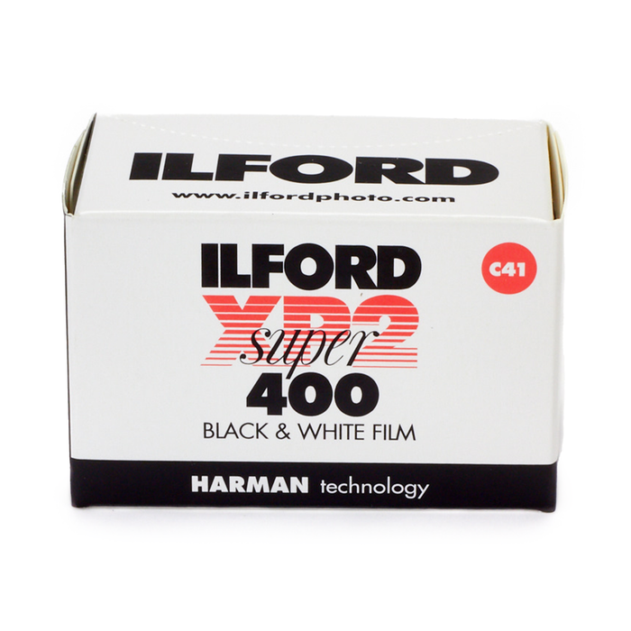 Ilford XP2 Super 400 Black & White Negative - 35mm Film, 36 Exposures, Single Roll