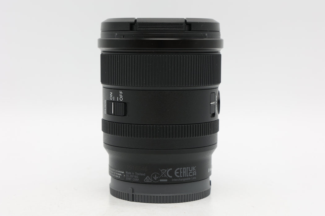 Used Sony FE 20mm f1.8 G (EX)
