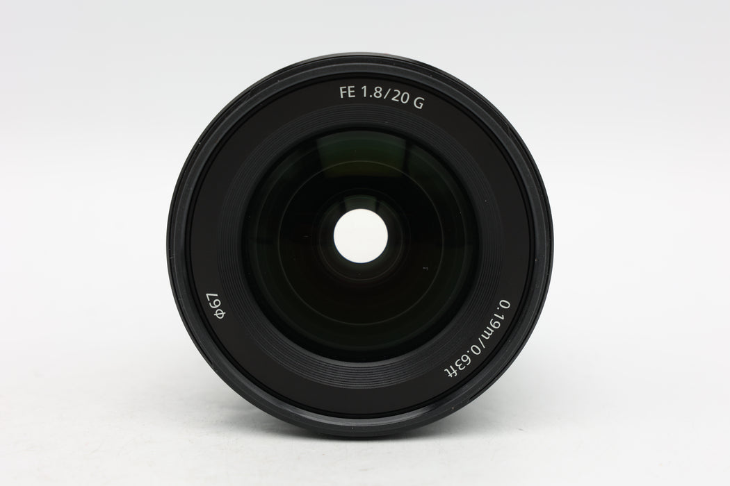 Used Sony FE 20mm f1.8 G (EX)