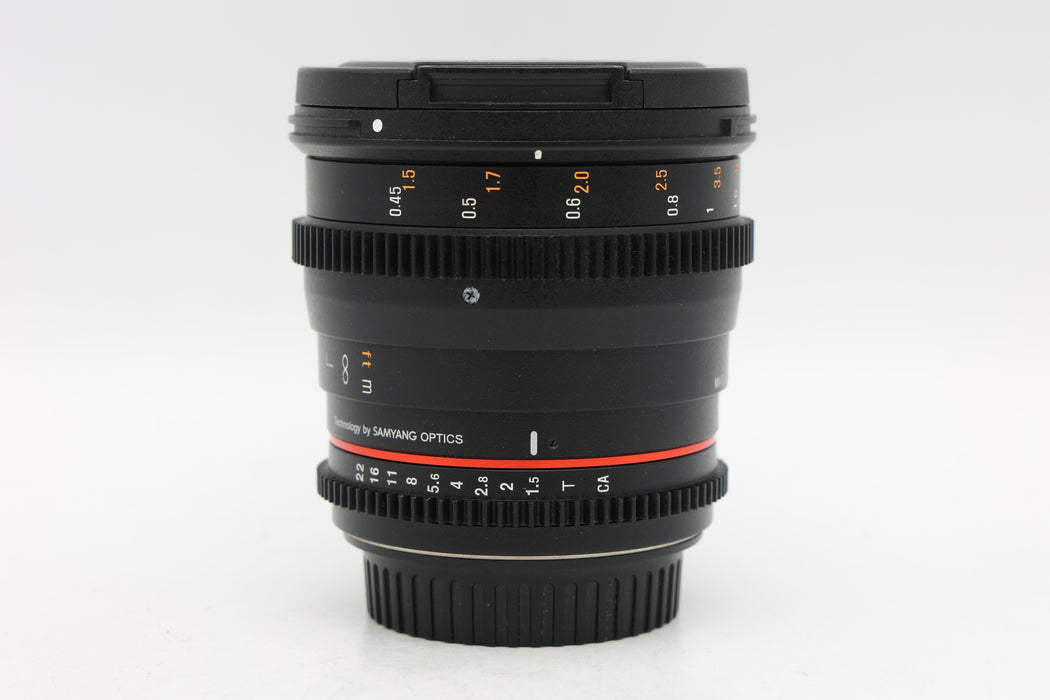 Used Rokinon 50mm T1.5 EF (VG)