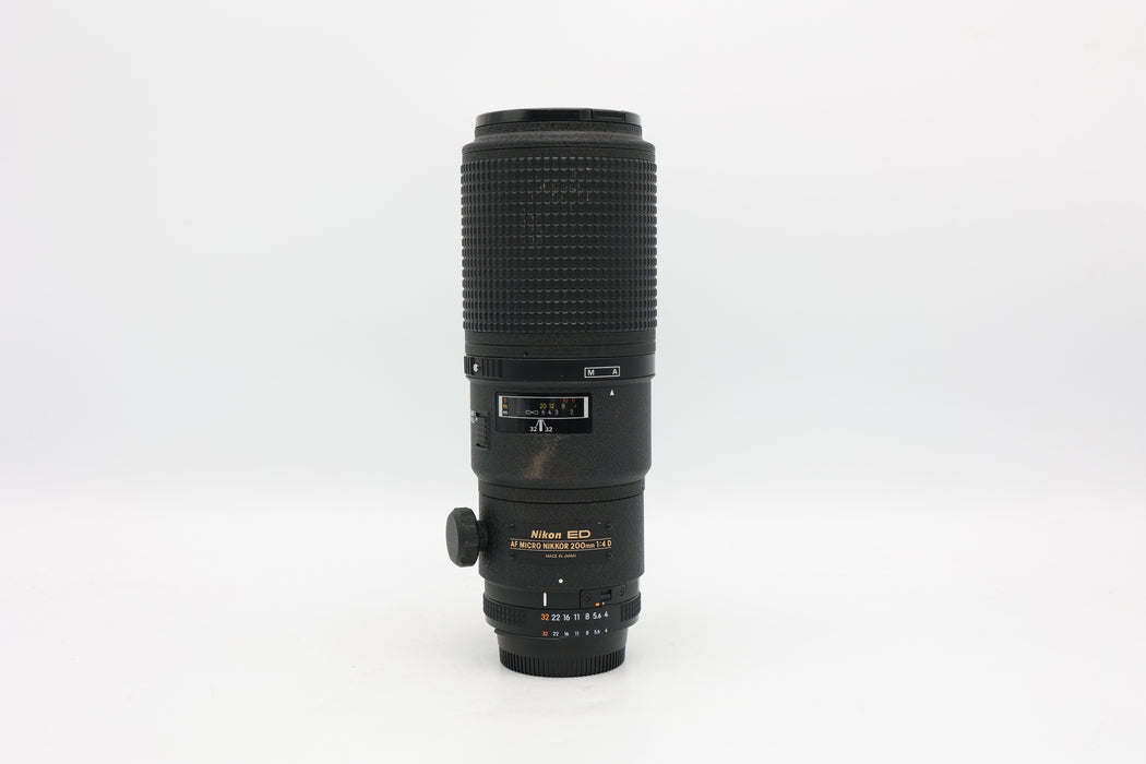 Used Nikon AF 200mm f4D Micro (G)