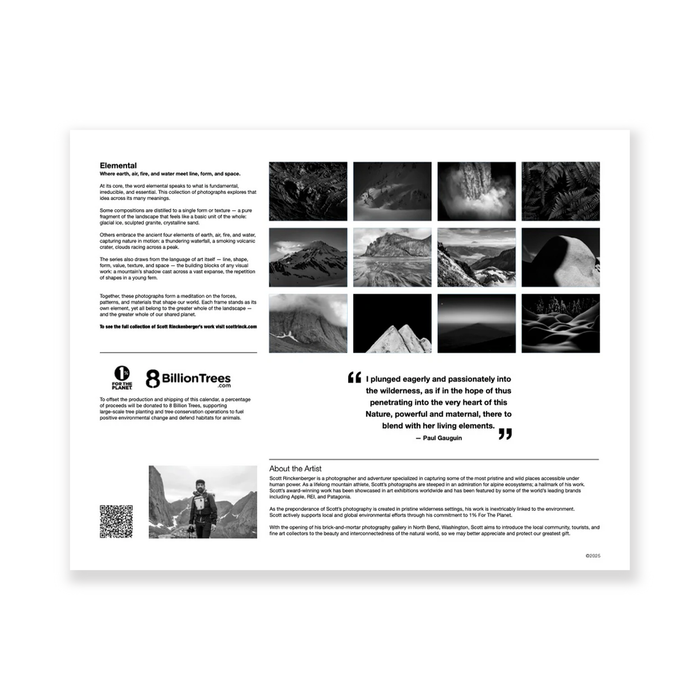 Scott Rinckenberger Elemental 2026 Calendar