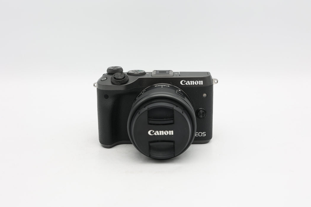 Used Canon M6 kit W/15-45mm (VG)