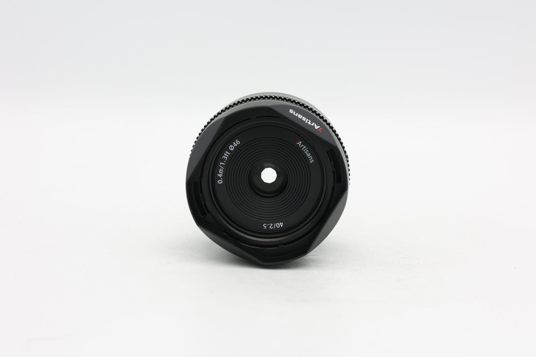 Used 7Artisans 40mm F2.5 Sony (EX)