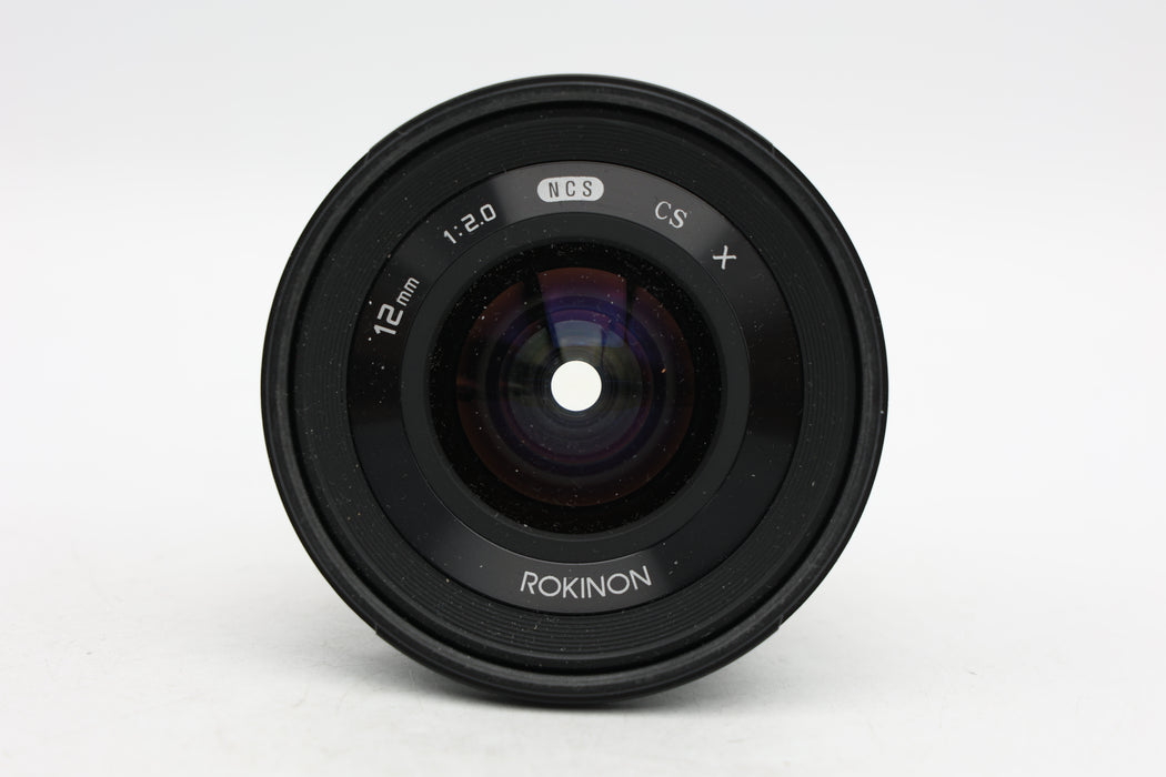 Used Rokinon 12mm f2 Fuji (EX)