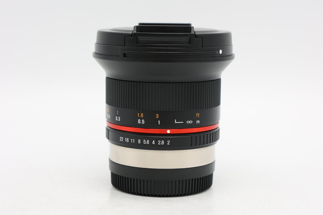 Used Rokinon 12mm f2 Fuji (EX)