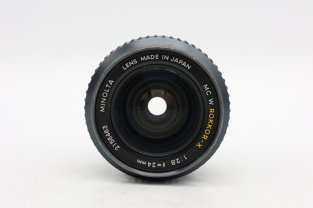 Used Minolta MC 24mm f2.8 X (Fair) Scratch