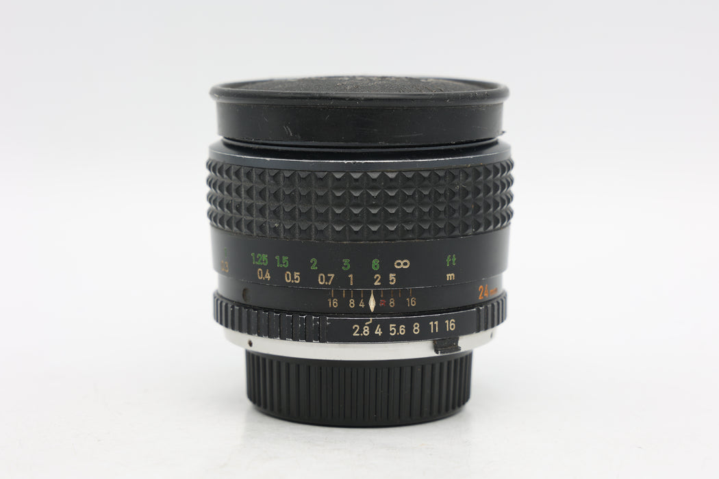Used Minolta MC 24mm f2.8 X (Fair) Scratch