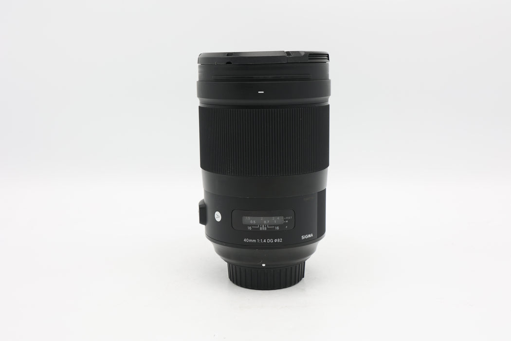 Used Sigma 40mm F1.4 DG A NAF (VG)